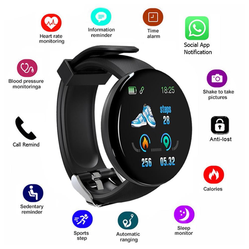 Smartwatch Bluetooth Reloj Inteligente Monitor de Ritmo Cardiaco, Presión y Oxigenación