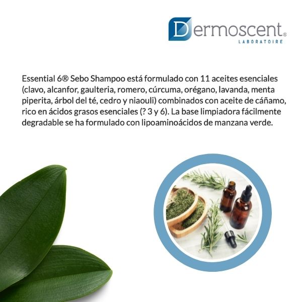 Essential 6 Shampoo Antiseborrea Perros 200 Ml Dermoscent