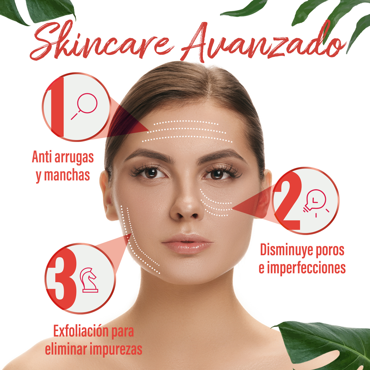 Kit Skin care: Serum Ácido Glicolico + Serum Acido Salicilico + Serum Niacinamida y Ácido hialurónico, Kit Cuidado Facial Antiacne, Exfoliante facial, Control Piel Grasa y Puntos Negros