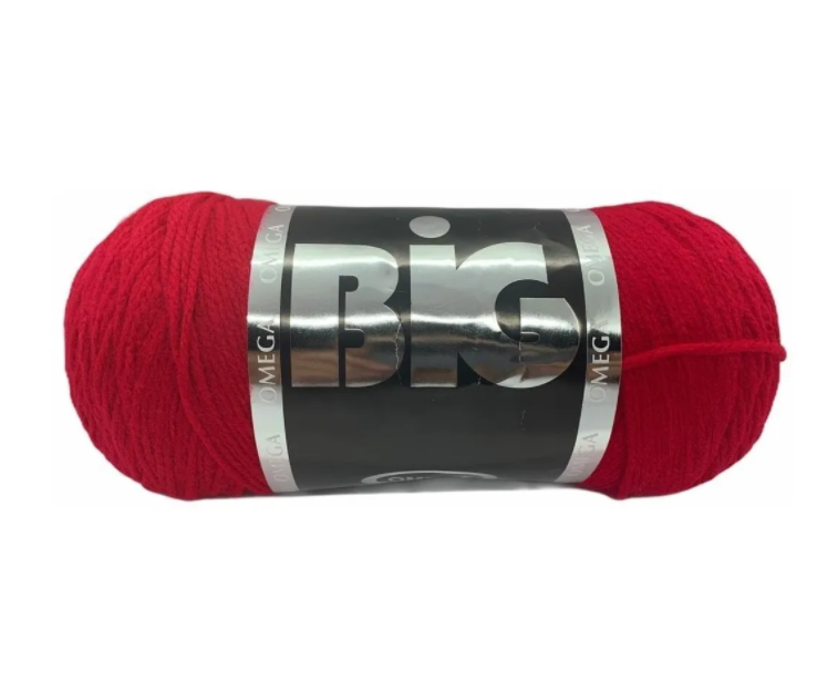 Estambre Big Madeja de 350 gramos Rojo