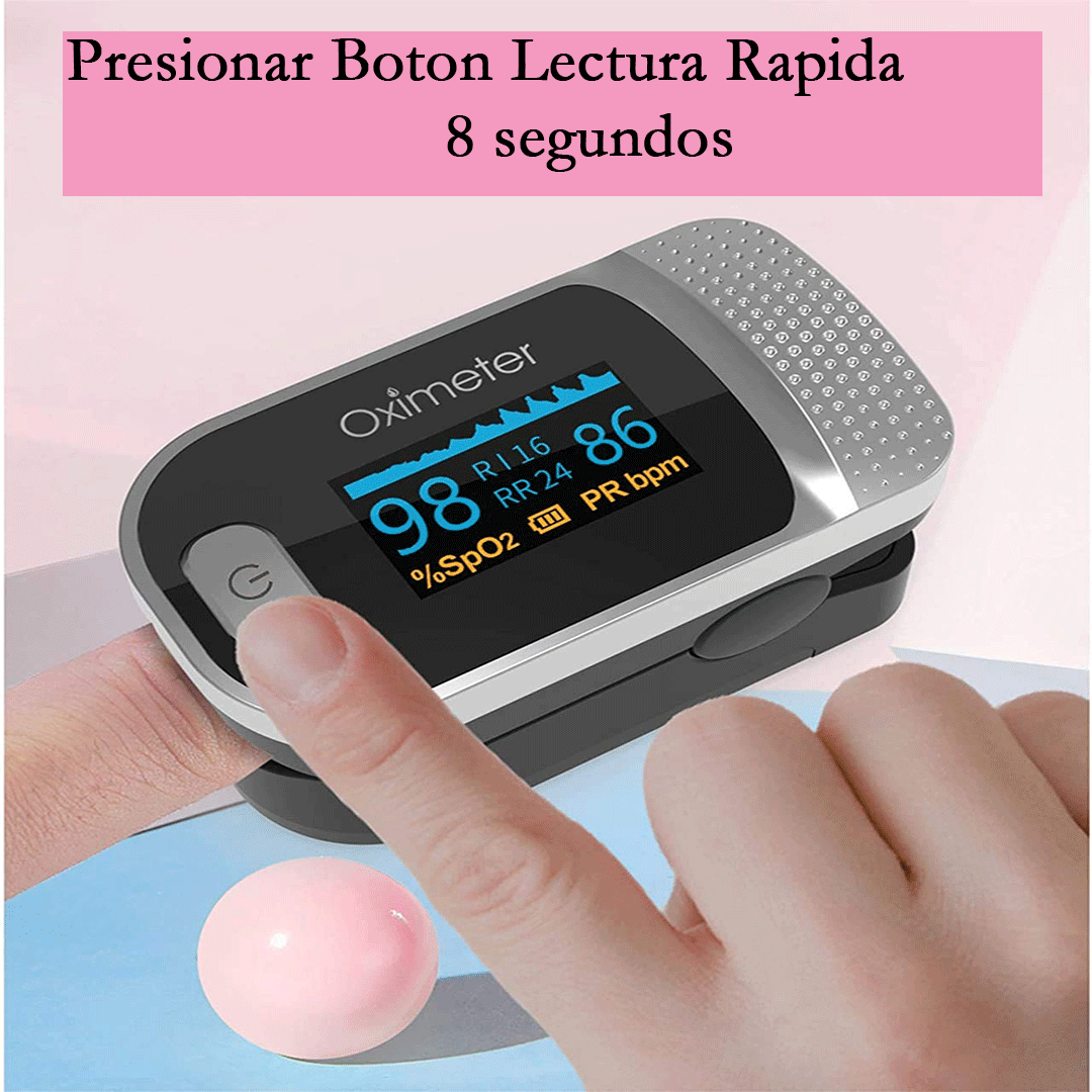 Oxímetro De Pulso 4 Parámetros En 1 Frecuencia Respiratoria Hospitalario Y Uso Deportivo Certificado CE