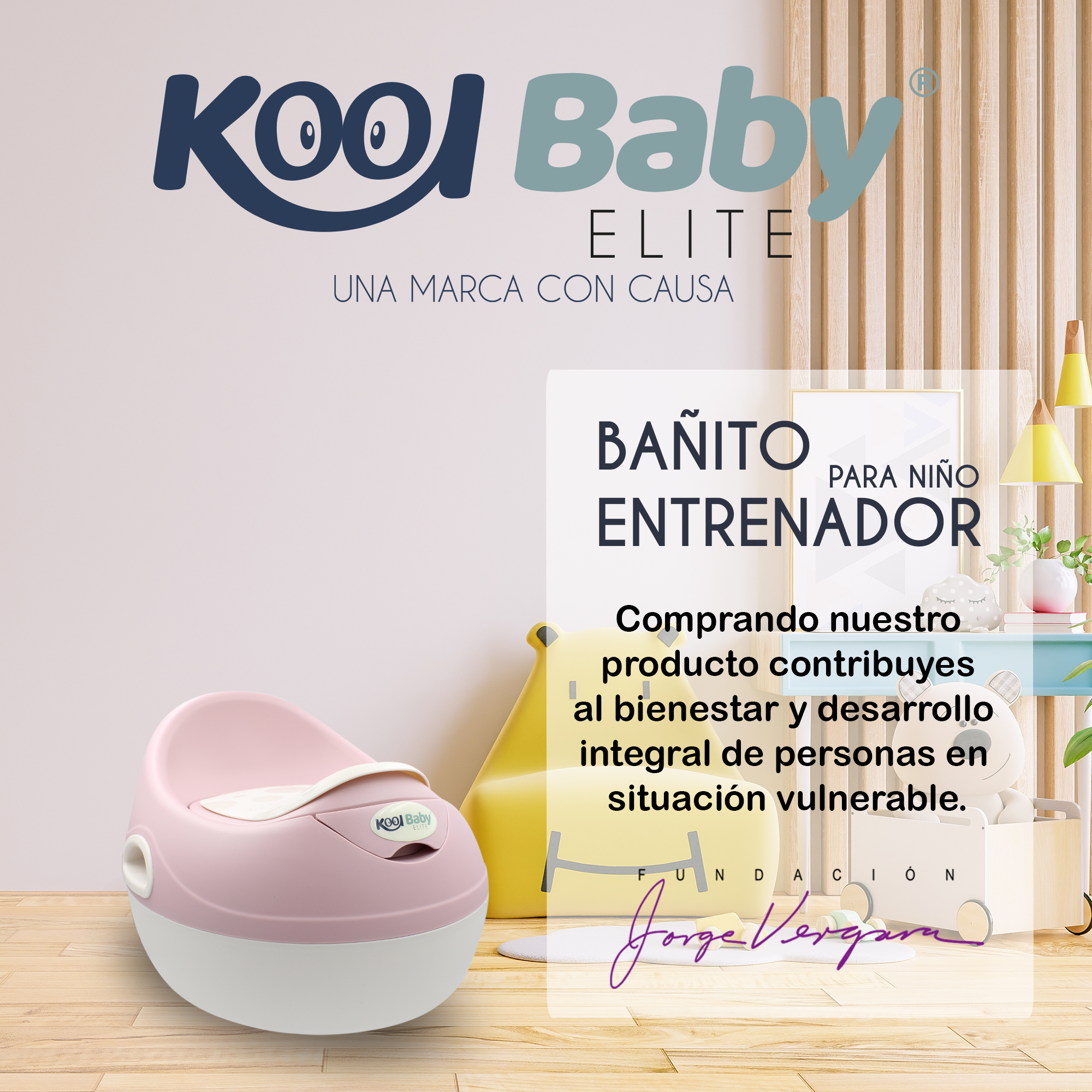 Bañito Entrenador Para Niño Kool Baby Mod. Kool Potty