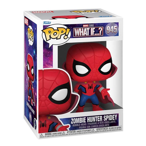 Funko Pop Marvel: What If - Spiderman Zombie Hunter