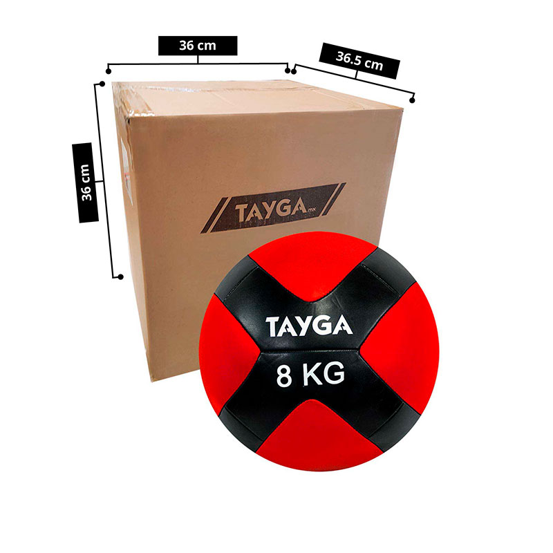 Tayga Pelota Medicinal Medicine Ball Superficie Suave 8 kg