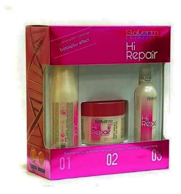 Salerm Hi Repair Kit Tratamiento Rejuvenecedor Efecto Botox 3 Productos
