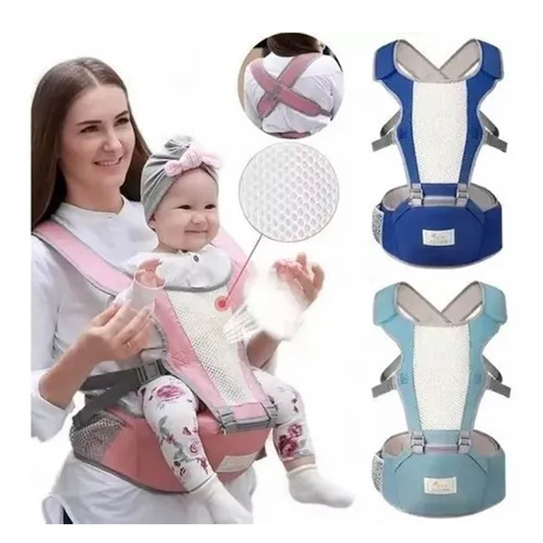 Canguro Portabebe Ajustable Diseño Ergonomico