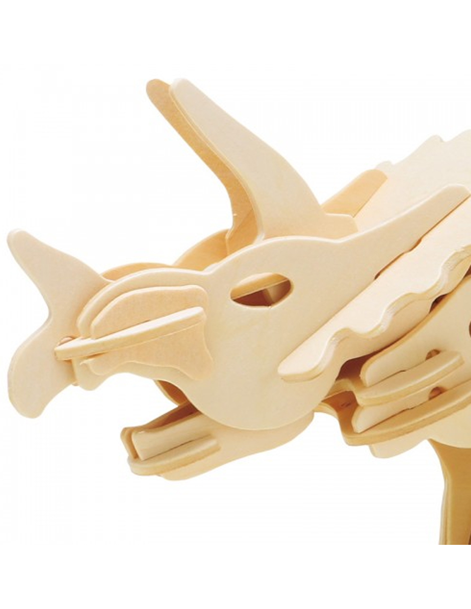 Juguete Educativo Robotime Dinosaurio Mini Triceratops 3d D430