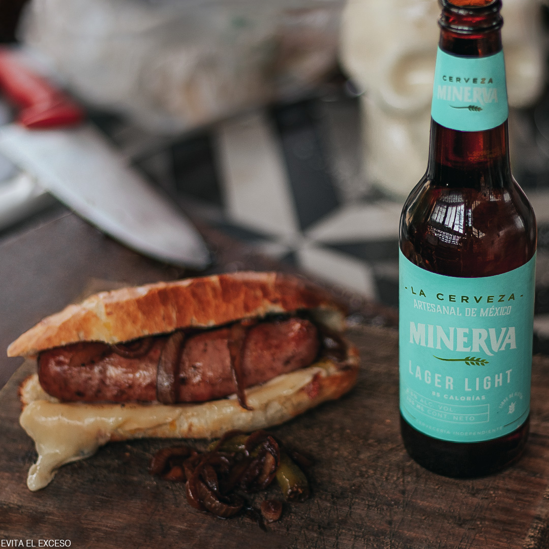 Caja Cerveza Artesanal Minerva Light Lager 355ml