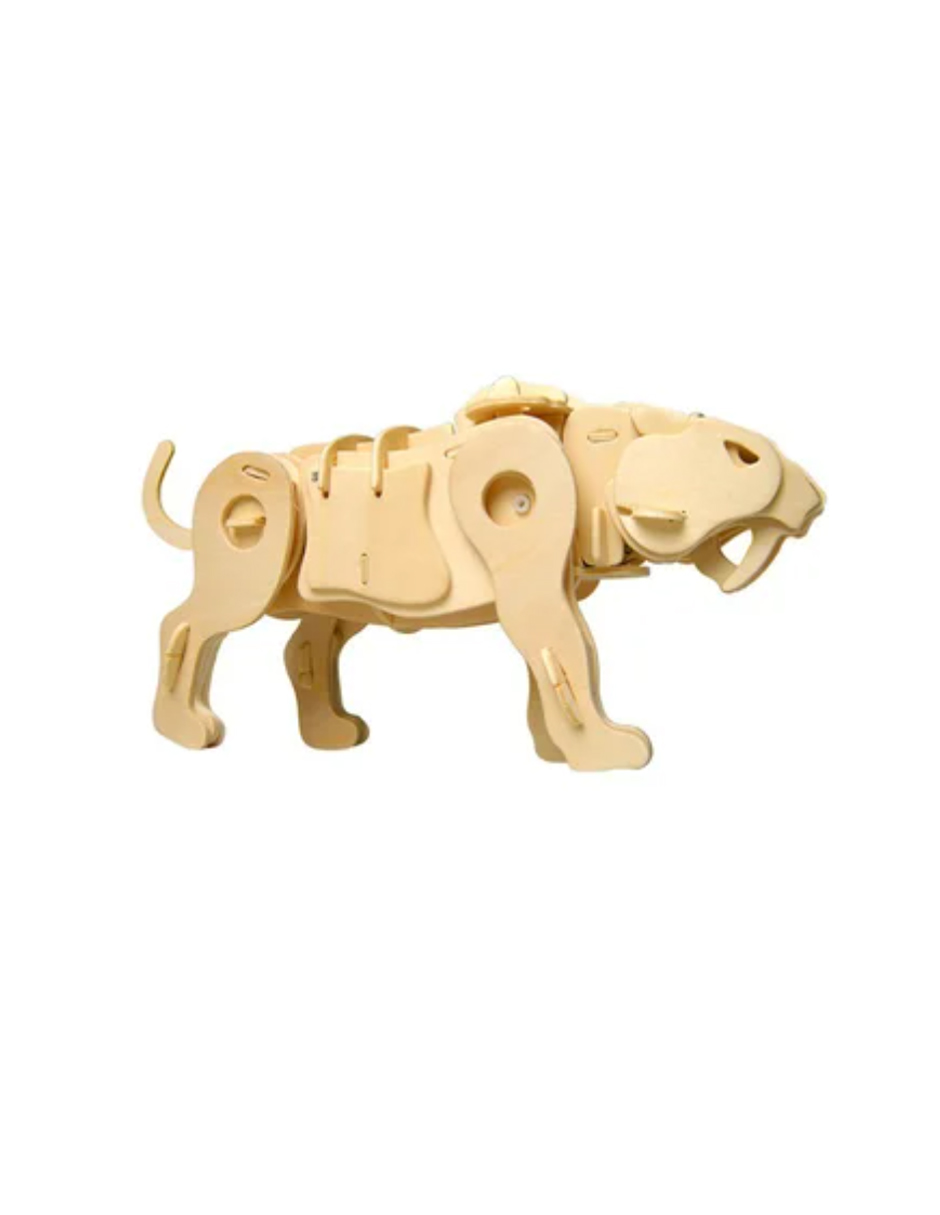 Juguete Educativo Robotime Tigre Dientes de Sable A410