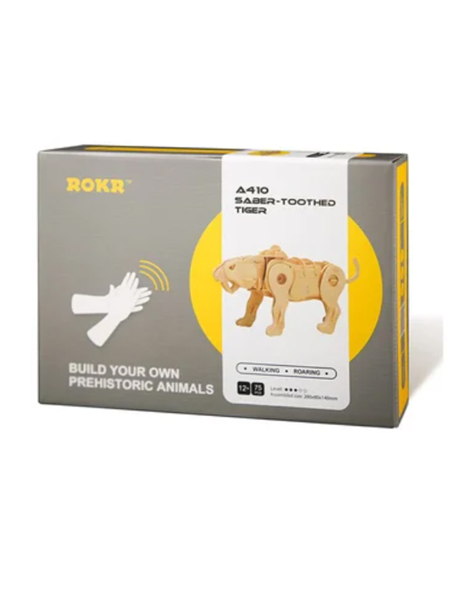 Juguete Educativo Robotime Tigre Dientes de Sable A410