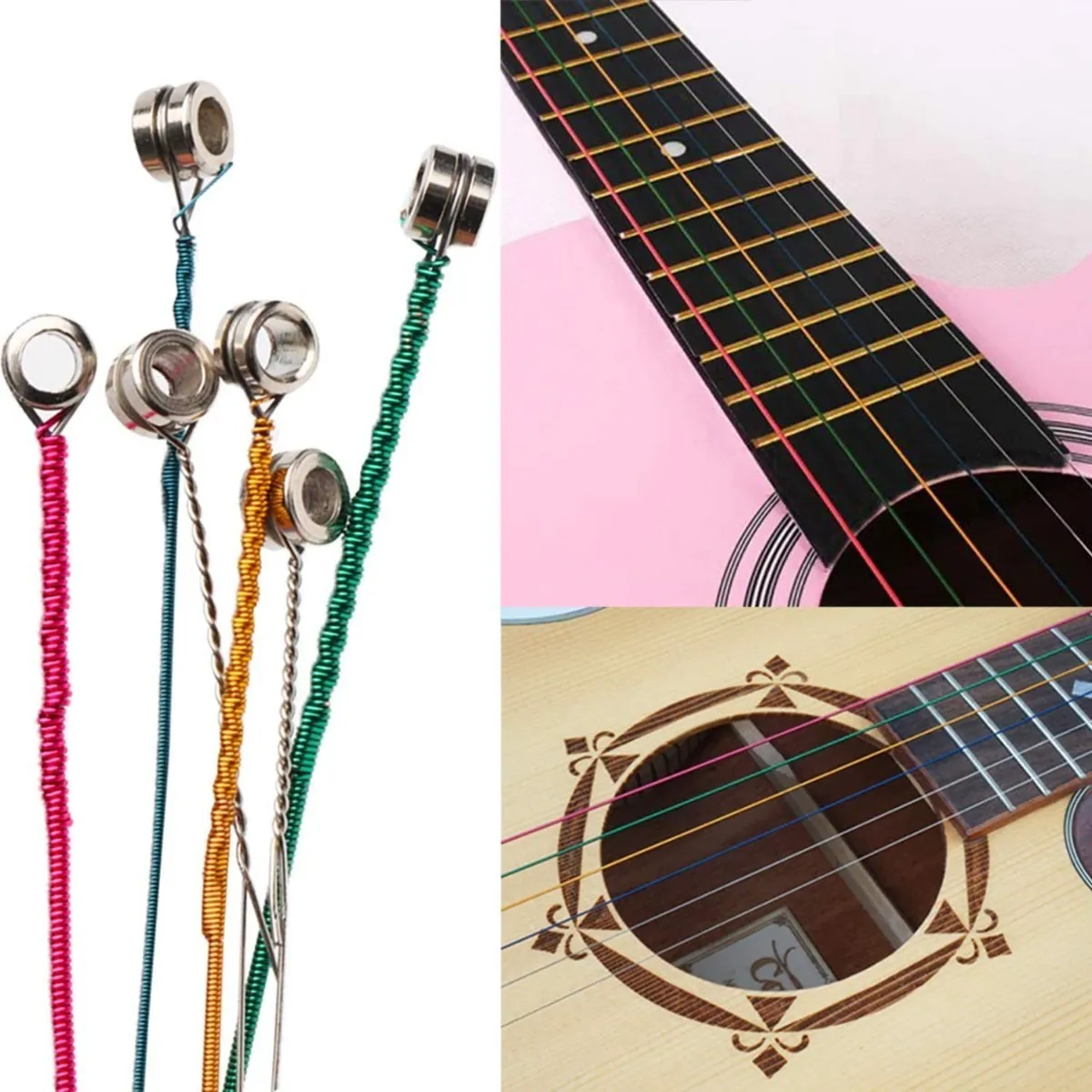 Kit De Accesorios Para Guitarra Acustica Cuerdas 48 Unidades
