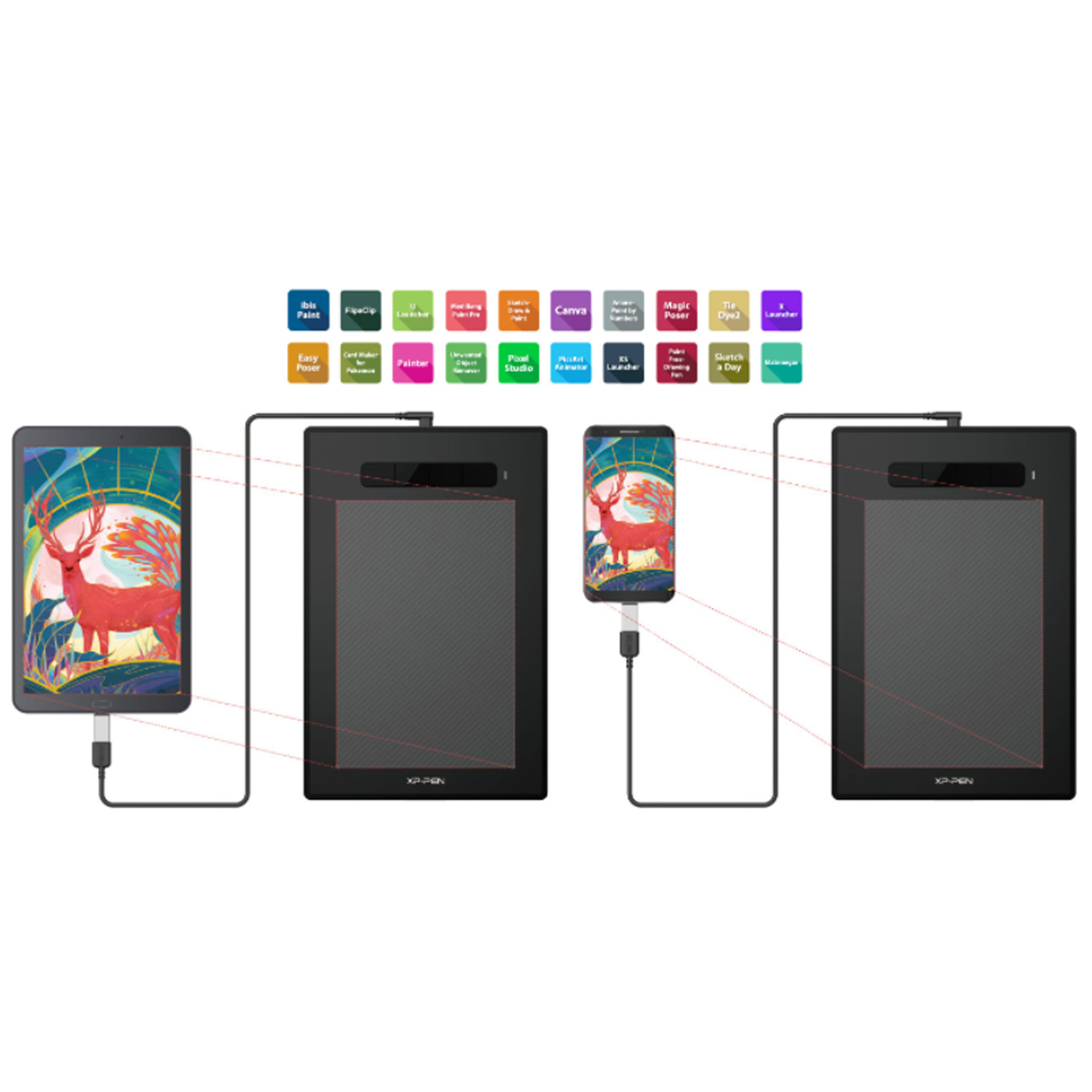 Tableta Grafica Digitalizadora Xp-Pen Drawing Star G960S Plus