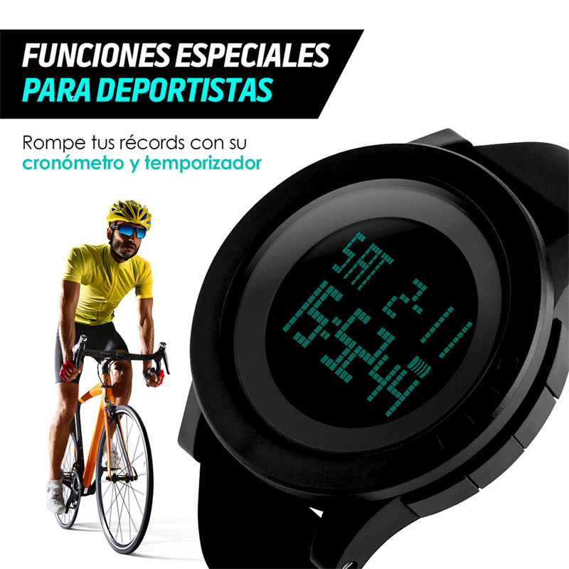 Reloj Niño Reloj con Pantalla Digital Para Niños SKMEI Pantalla LED  Retroiluminada Resistente al Agua