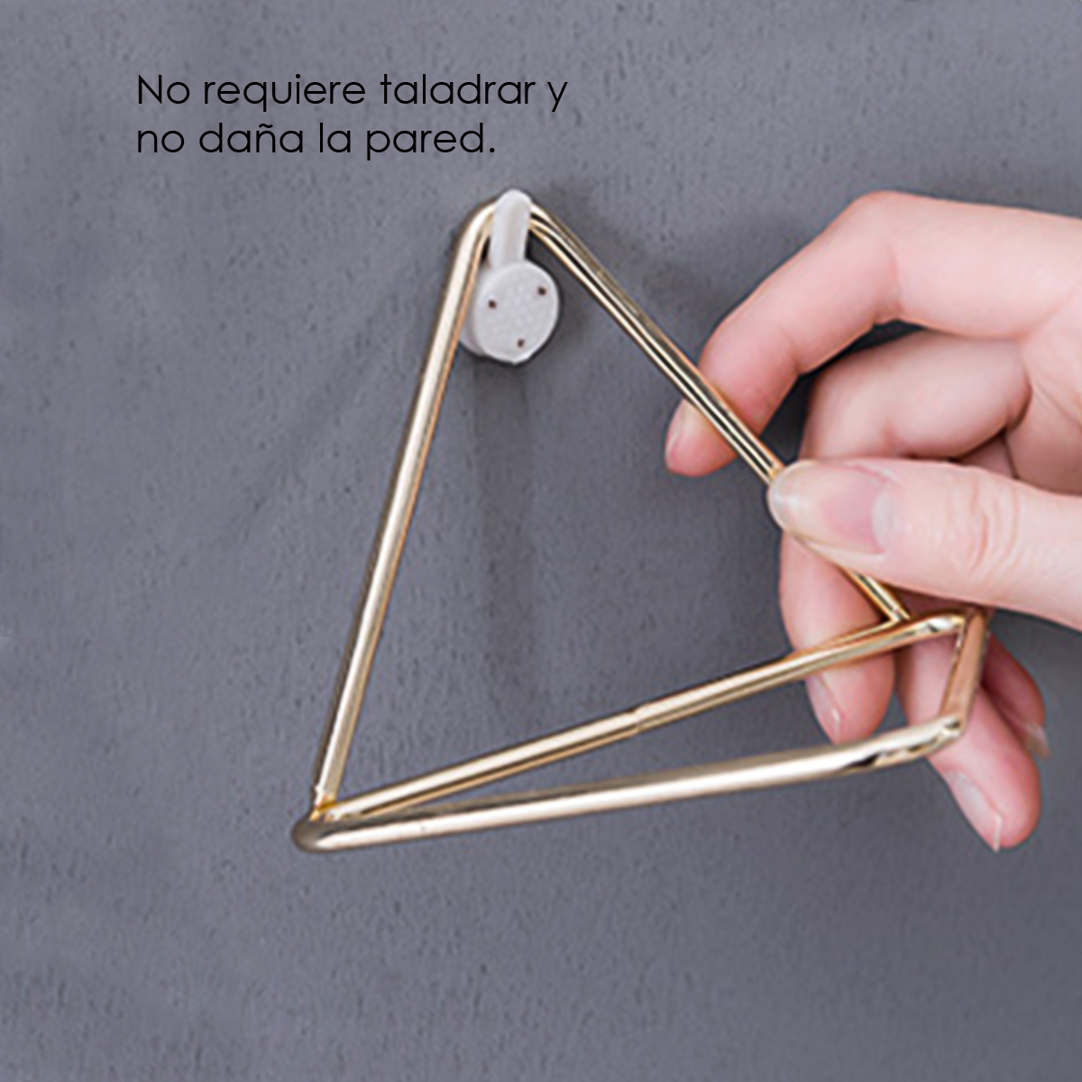 Macetero triangular colgante 30 cm alto decoración de pared