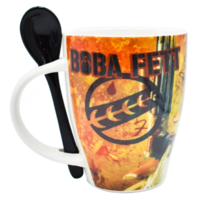 Fun Kids 1738-204 Set Tazas Disney Star Wars Mandalorian Darth