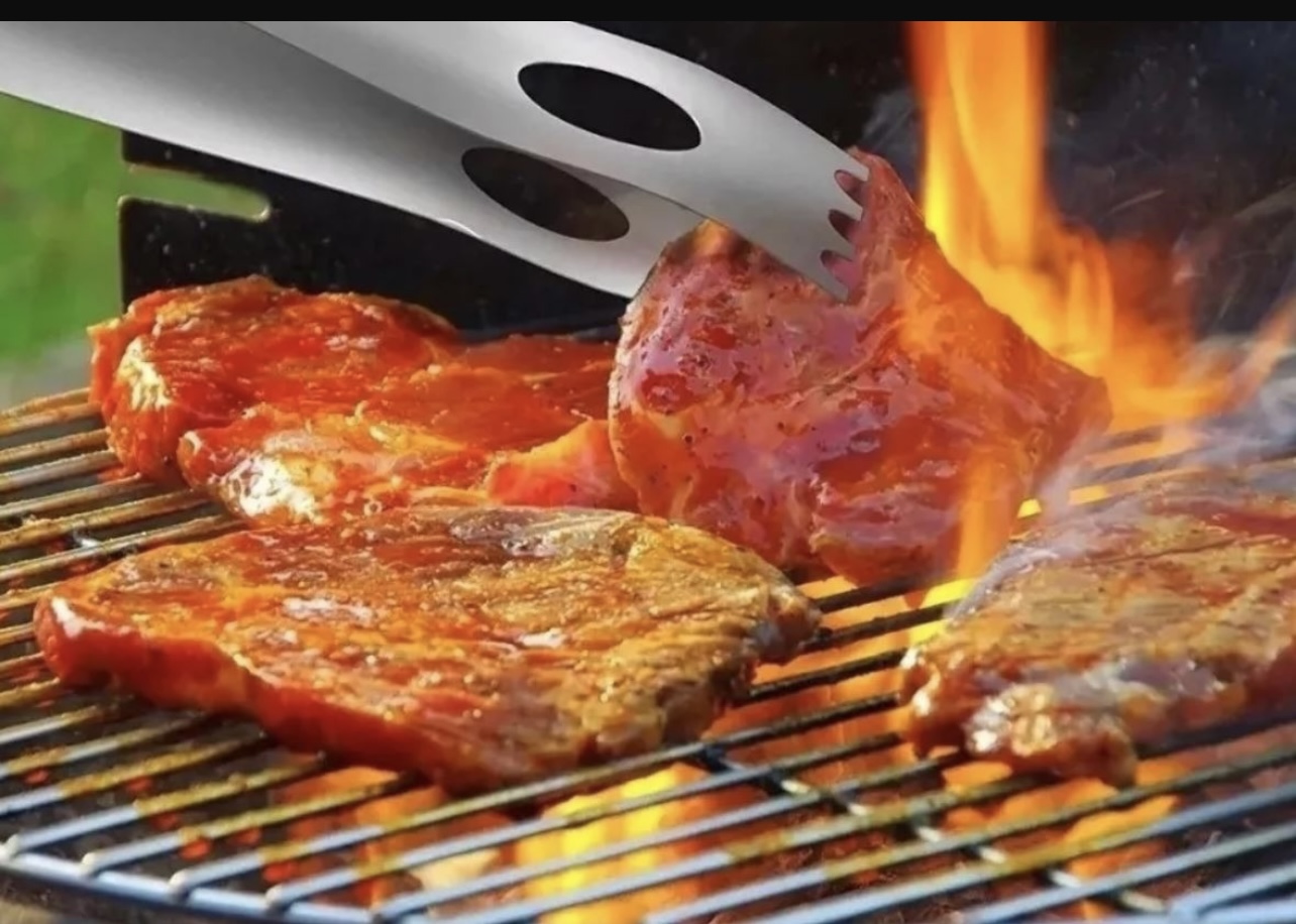 Estuche Set De 18 Utensilios Para Asador En Acero Inoxidable