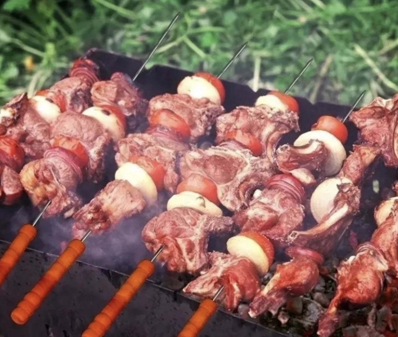 Estuche Set De 18 Utensilios Para Asador En Acero Inoxidable