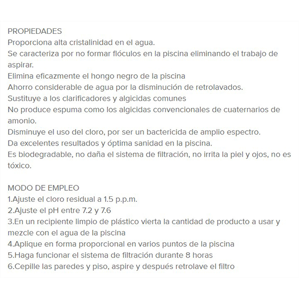 Cristal Plus Cubeta de 20Lt