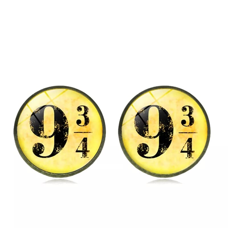 aretes/ pendientes de Harry Potter 9 3/4