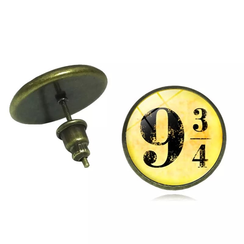 aretes/ pendientes de Harry Potter 9 3/4