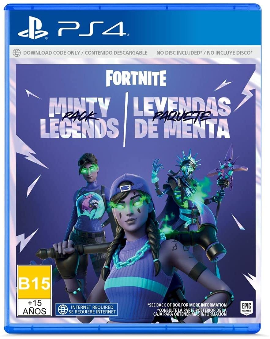 PS4 Juego Fortnite Minty Legends Bundle PlayStation 4
