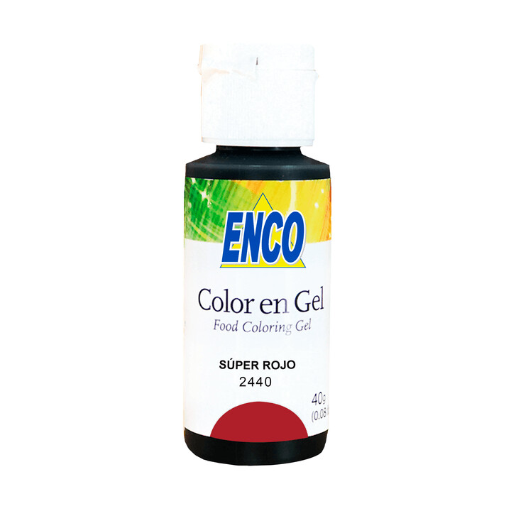 Color Gel Super Rojo Comestible Repostería Enco 2440-40