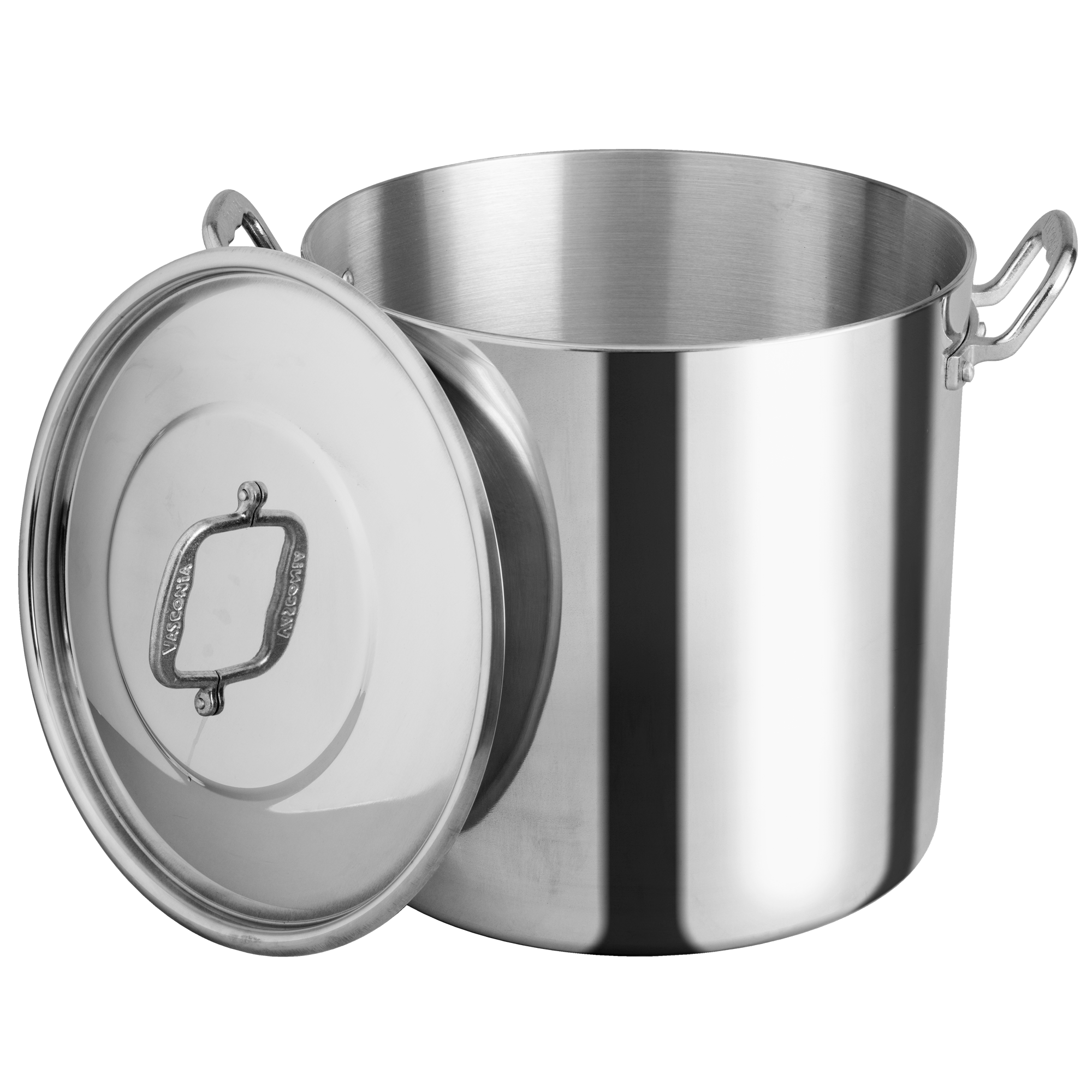 Olla Alta Recta Acorazada De 32cm / 25 Litros Vasconia Pro 