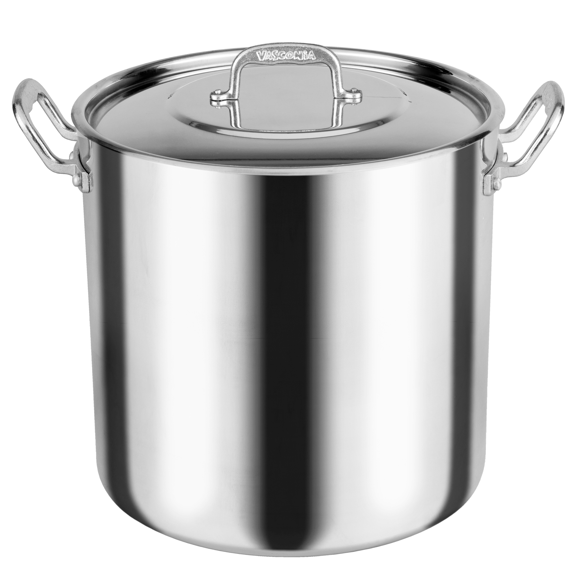 Olla Alta Recta Acorazada De 32cm / 25 Litros Vasconia Pro 
