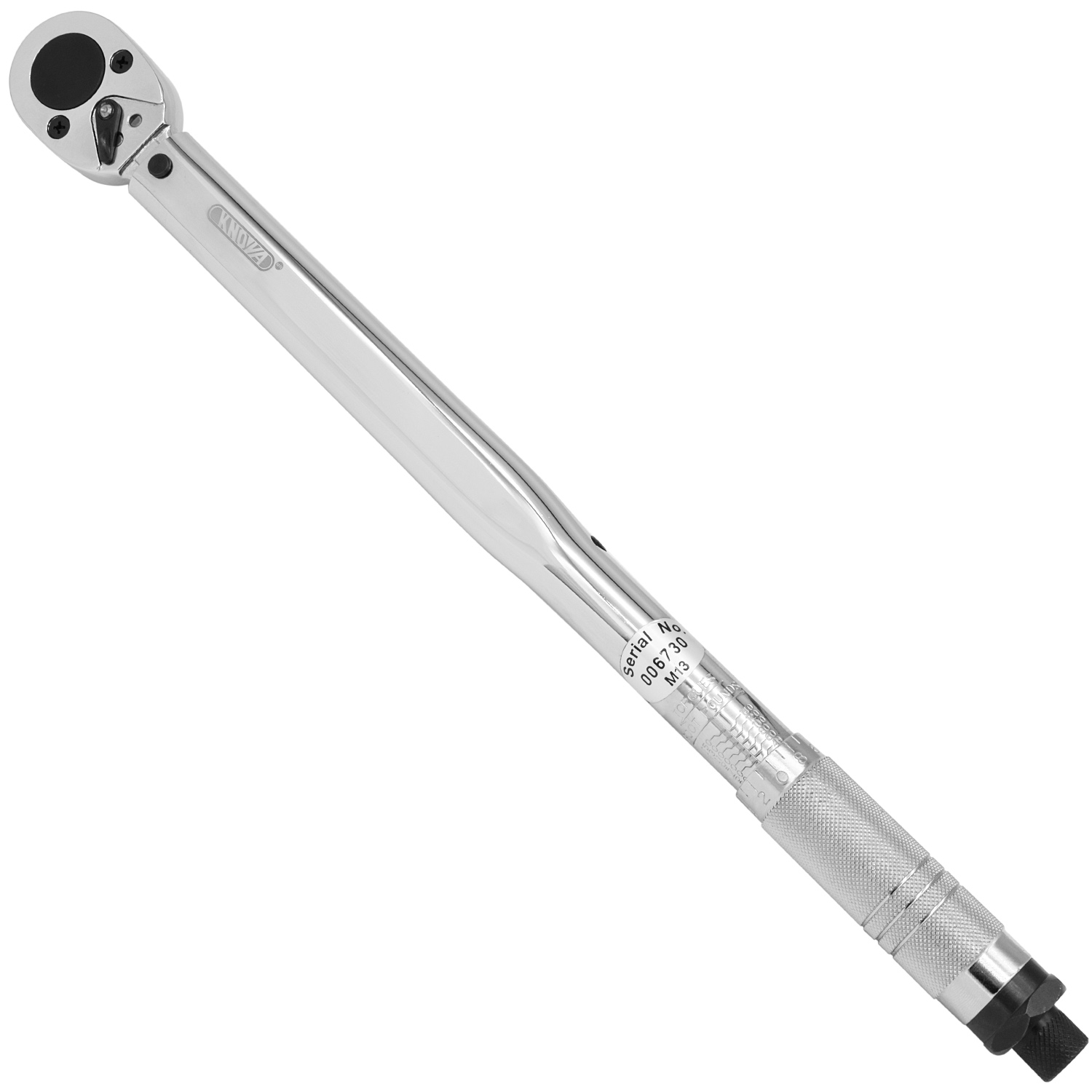Knova Torquimetro tipo trueno profesional 1/2" con capacidad de 30-150 Pie/Lb, extensión 1/2" x 5" y adaptador 1/2" H x 3/8" M