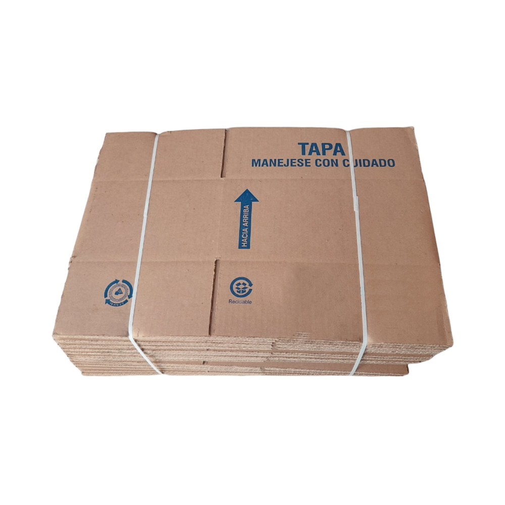 25 Cajas Cartón P/ Envíos E-commerce 30x21x13.5cm Económicas