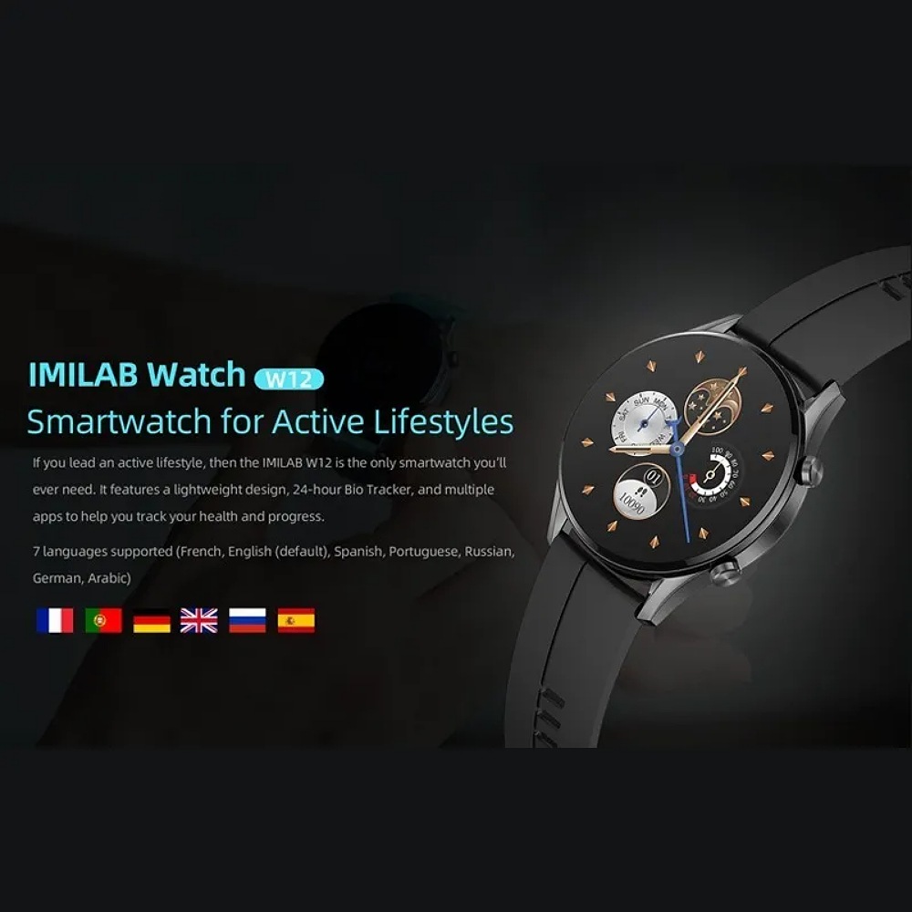 Imilab W12 Reloj Inteligente Bluetooth 1.32'' Pantalla 3d Hd