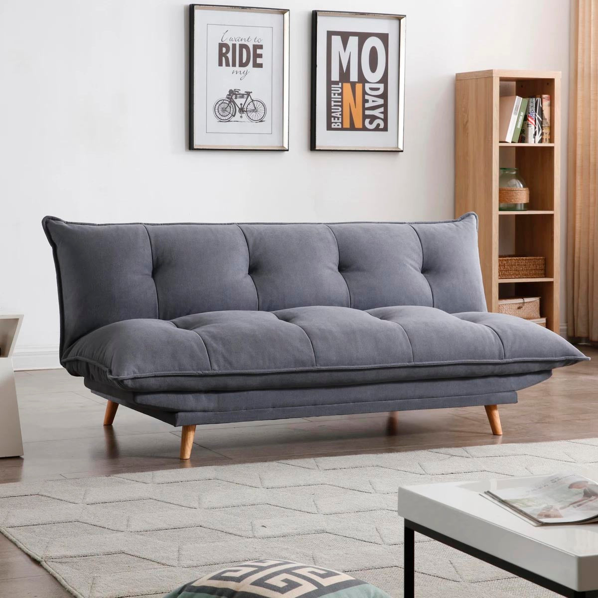 Sofa Cama Cisla Gris - Kessa