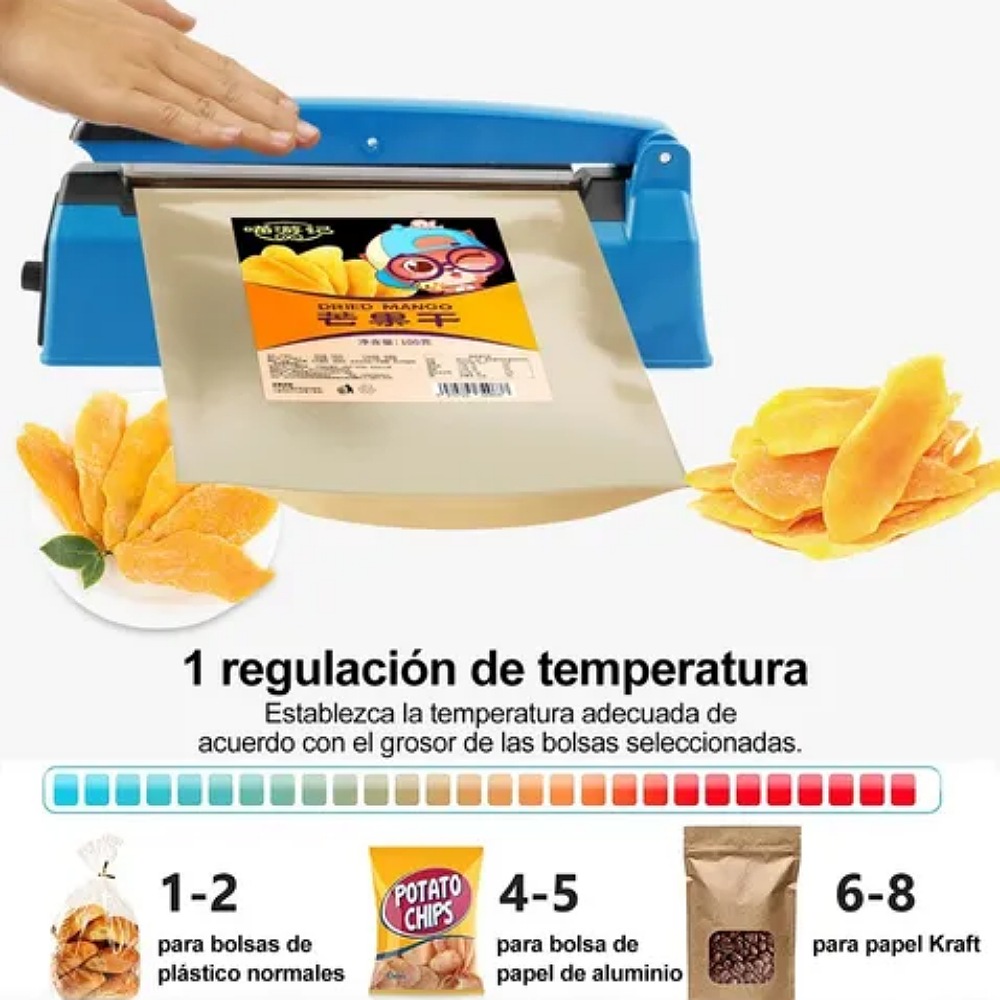 Maquina Selladora Bolsas Plastico Térmica Sella 20cm