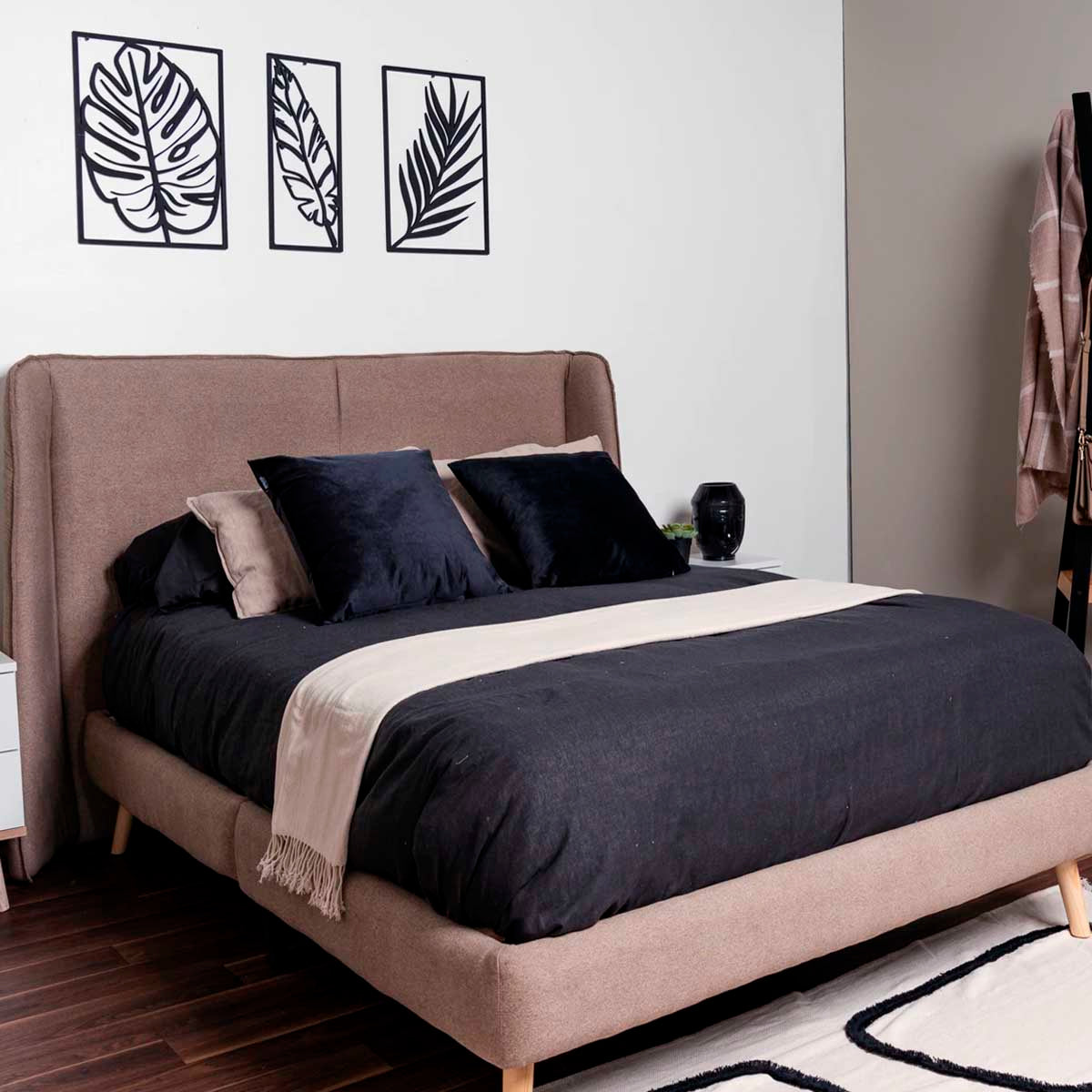 Cama Matrimonial Trenton Cafe - Kessa