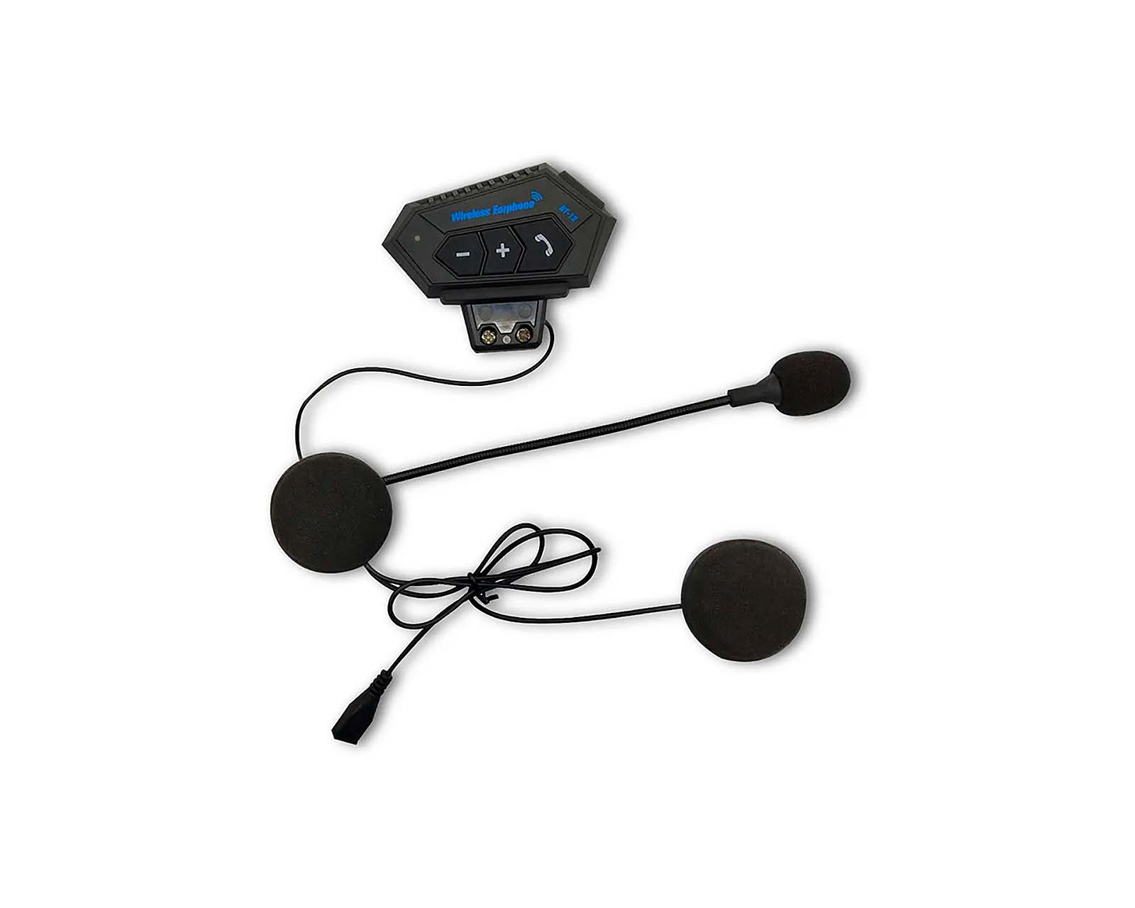 Auriculares Bt-12 Con Bluetooth Para Casco De Moto