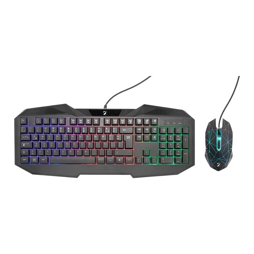 Kit Gamer con mouse, teclado y audífonos con micrófono