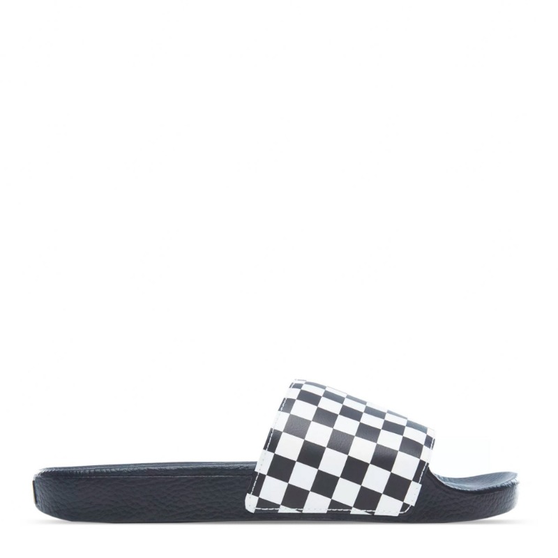 Sandalia Vans On Unisex Cuadros Blancos/Negros
