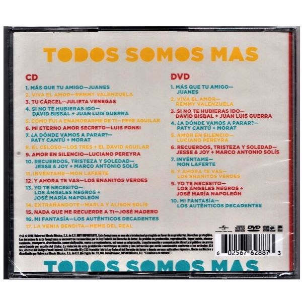 CD Todos somos más (con DVD)