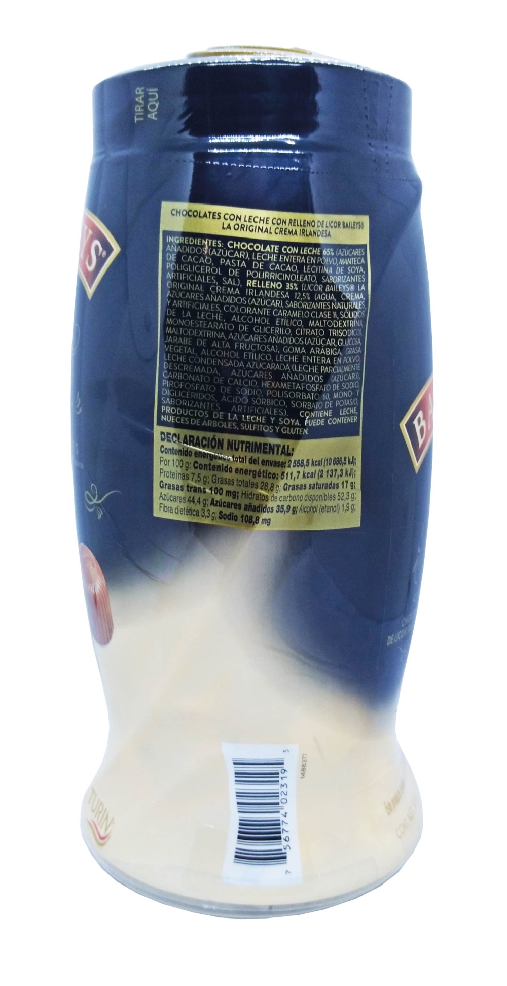 Chocolates Turin Baileys Original Crema Irlandesa 500g