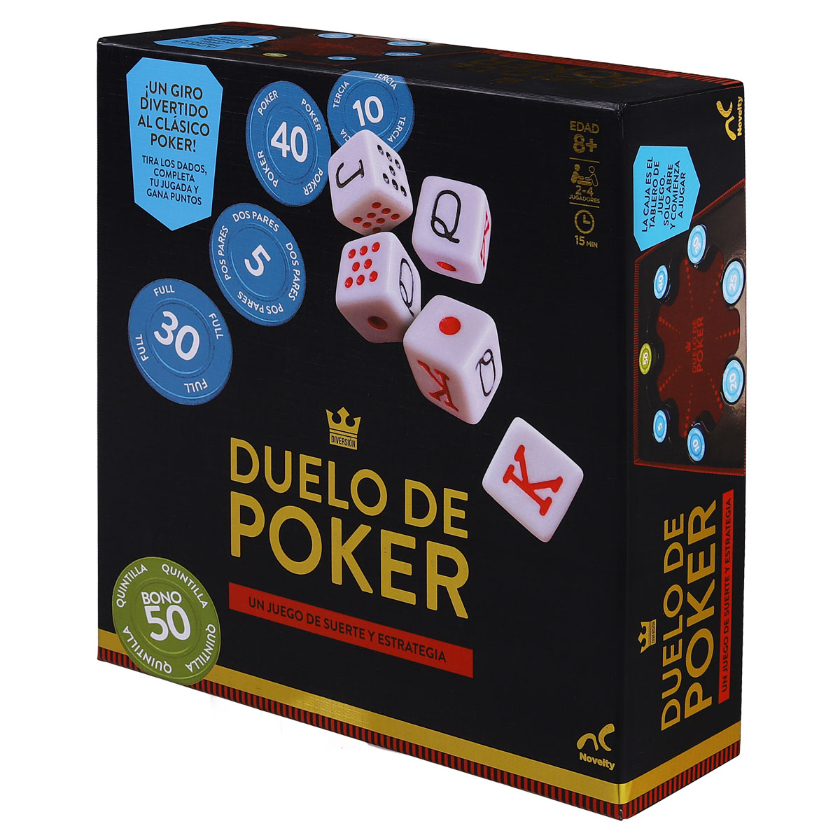 Juego de Mesa Duelo de Póker - Novelty