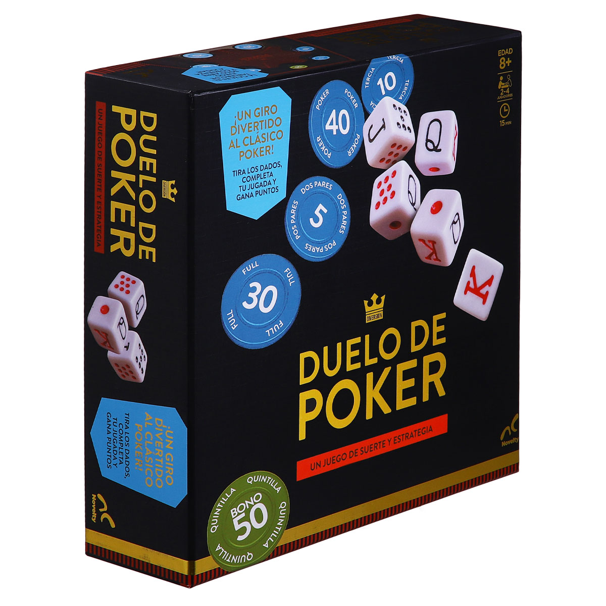 Juego de Mesa Duelo de Póker - Novelty