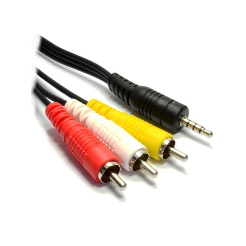 CABLE DE AUDIO Y VIDEO  RCA 3.5mm