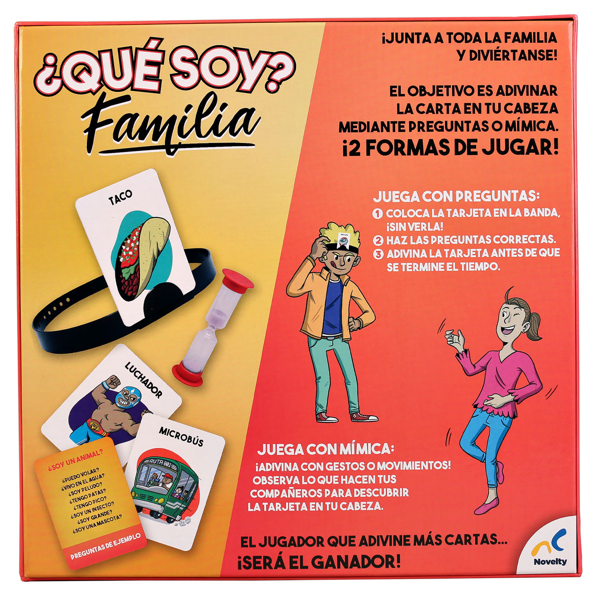 Juego de Mesa ¿Qué soy Familia? - Novelty