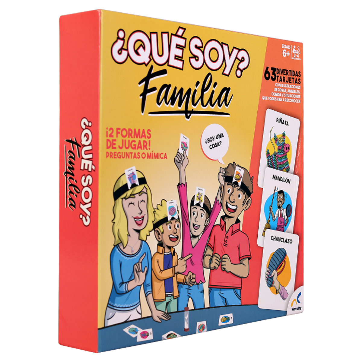 Juego de Mesa ¿Qué soy Familia? - Novelty