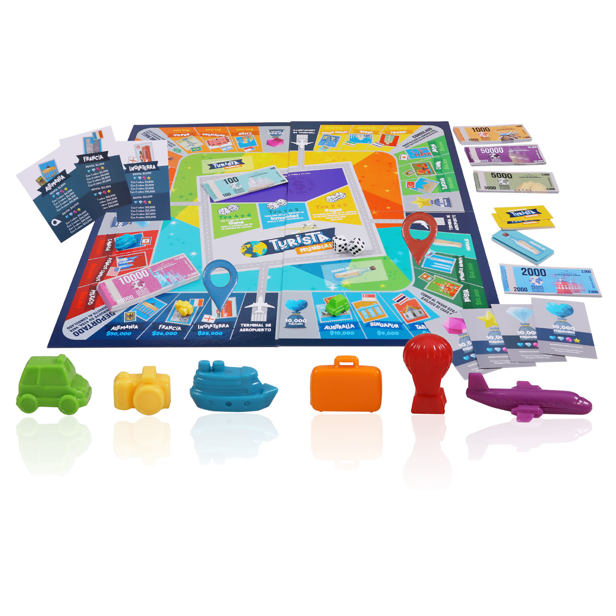 Juego de Mesa Turista Mundial Novelty