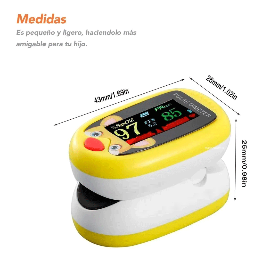 Oximetro Pediatrico Infantil Recargable Apto Para Neonatales Certificacion Europea