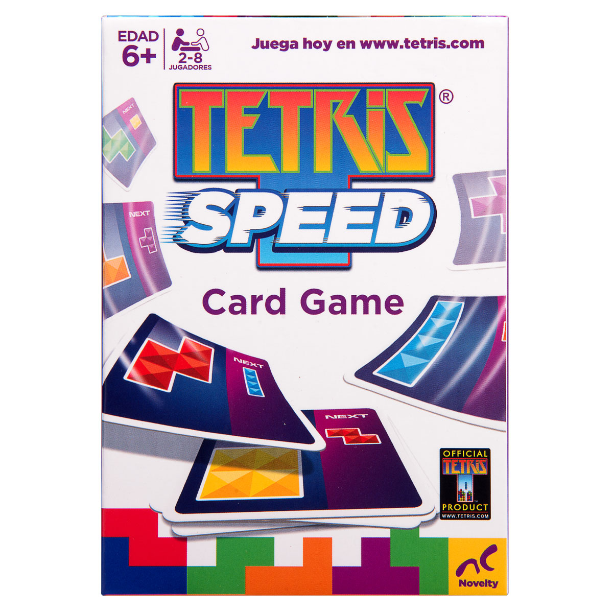 Juego de Mesa Tetris Speed Card Game Novelty