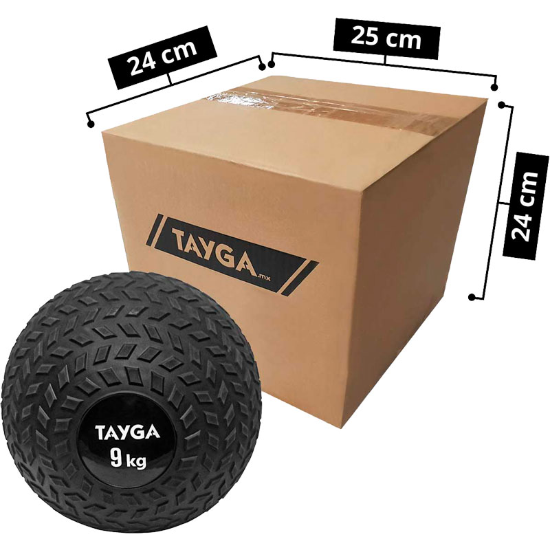 Tayga Slam Ball 9 kg Pelota Balón de Azote Entrenamiento