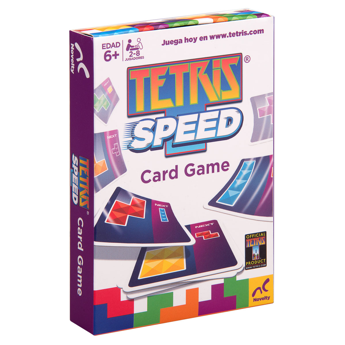 Juego de Mesa Tetris Speed Card Game Novelty