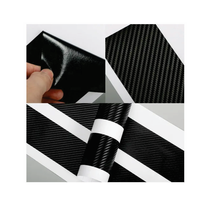 Sticker Sentra Protector De Estribos Fibra De Carbon